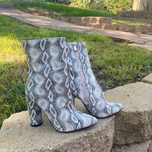 Snake skin Boots
